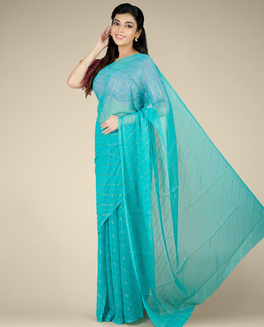 CHIFFON FOIL WITH DIGITAL BLOUSE