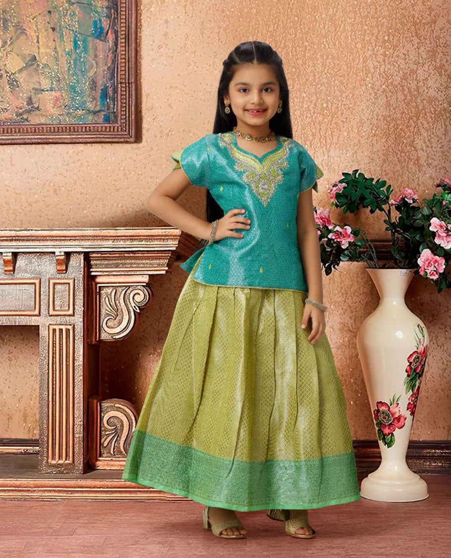 Traditional dress for girls (Pavadai)