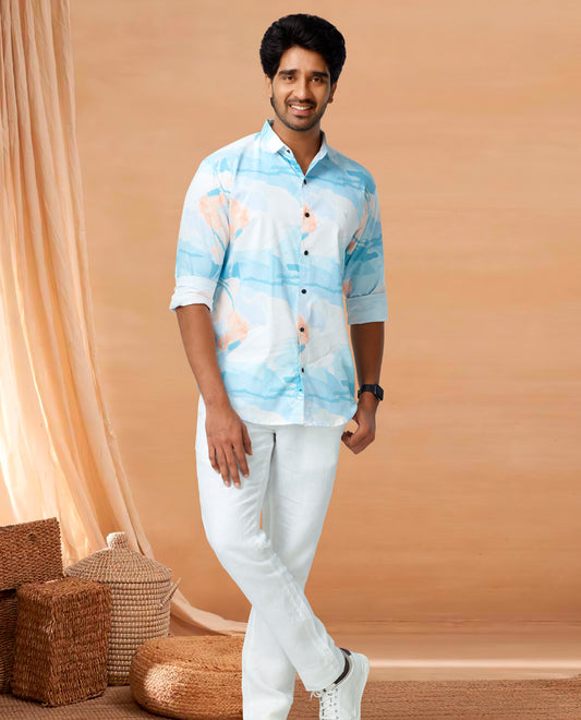 Digital Print Lycra Shirt