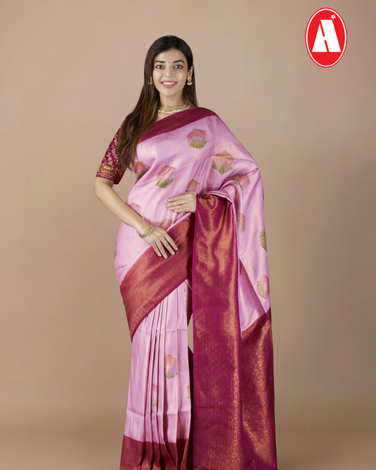 SOFTY  SILK MULTI COLOR STON RICH PALLU