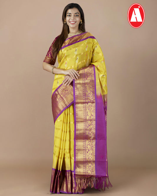 SALRA COTTON LONG JARI BORDER RICH PALLU