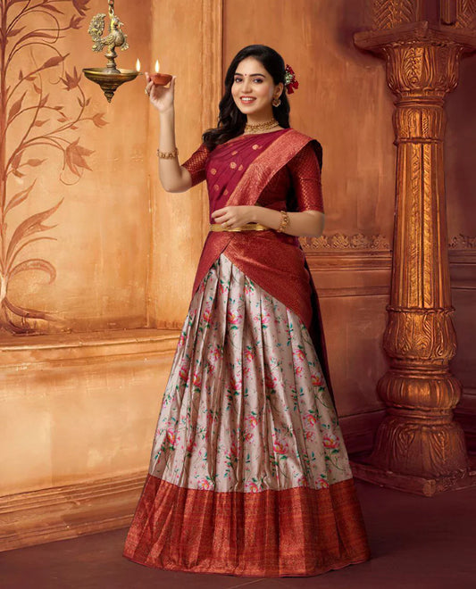 Digital Print Lehenga