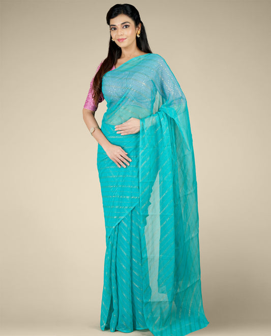 CHIFFON FOIL WITH DIGITAL BLOUSE