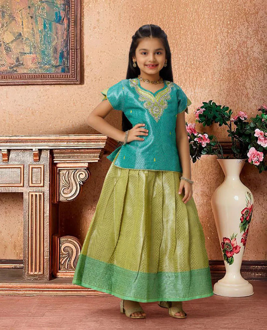Traditional dress for girls (Pavadai)